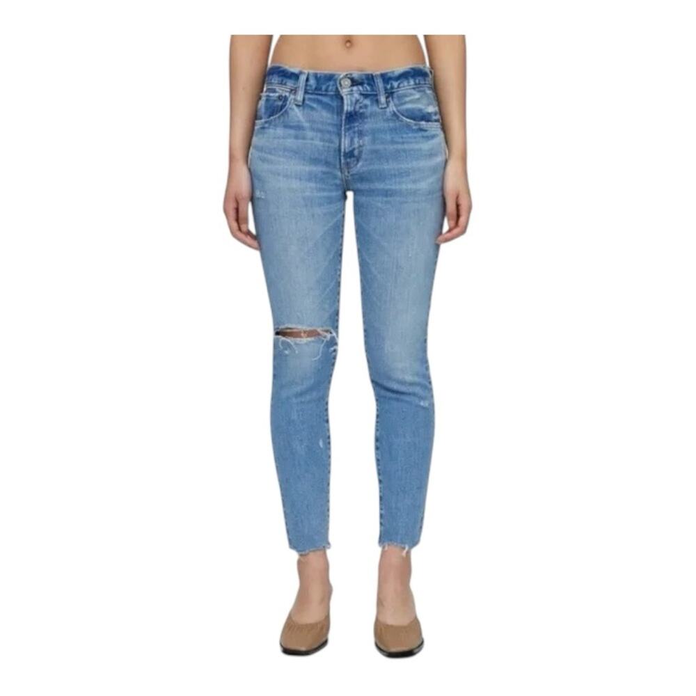 Moussy Vintage Depew Skinny Jean Light Blue Wash 30